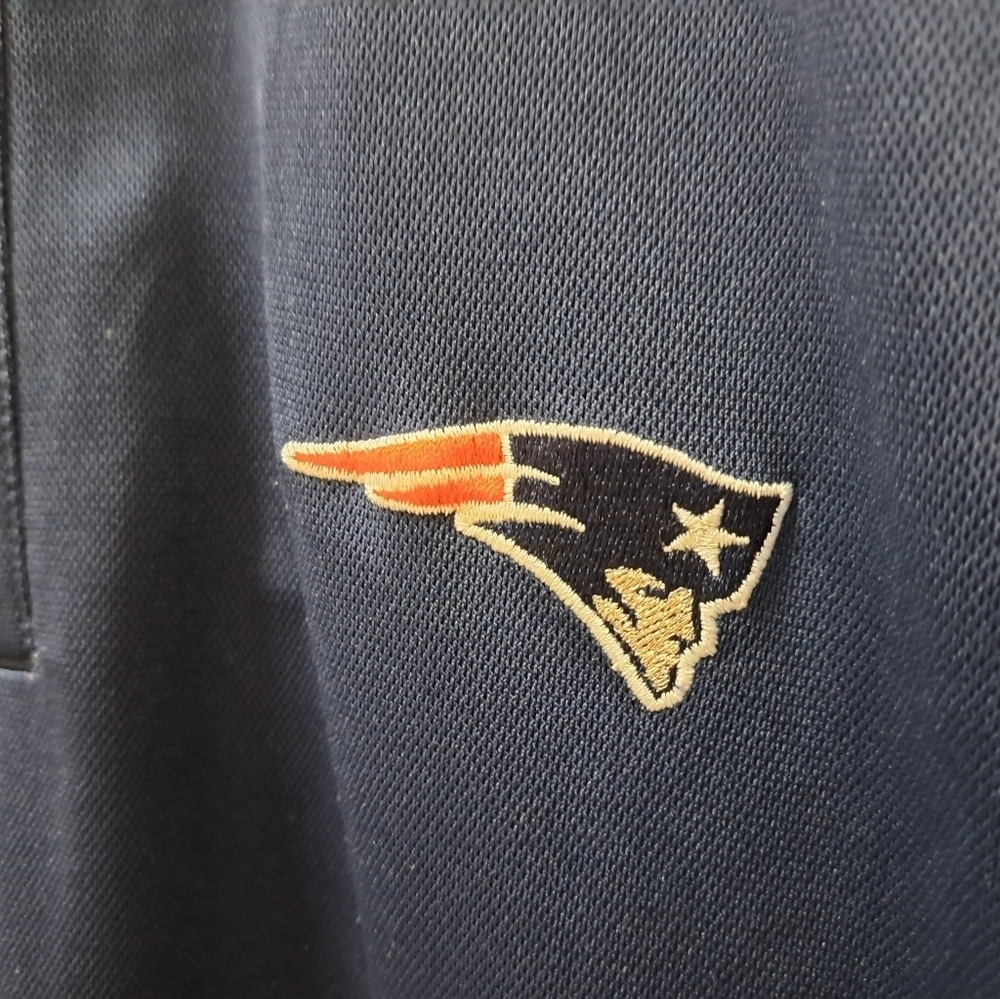 Reebok New England Patriots Men's Polo Shirt Y2K 2000s Playdry NFL Football XL - Picture 4 of 9